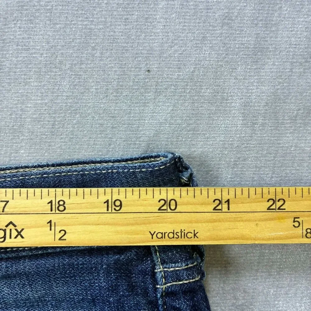 Levis 501 Jeans Men 40x27 Straight Button Fly Blue Medium Wash Classic Denim - Picture 6 of 9